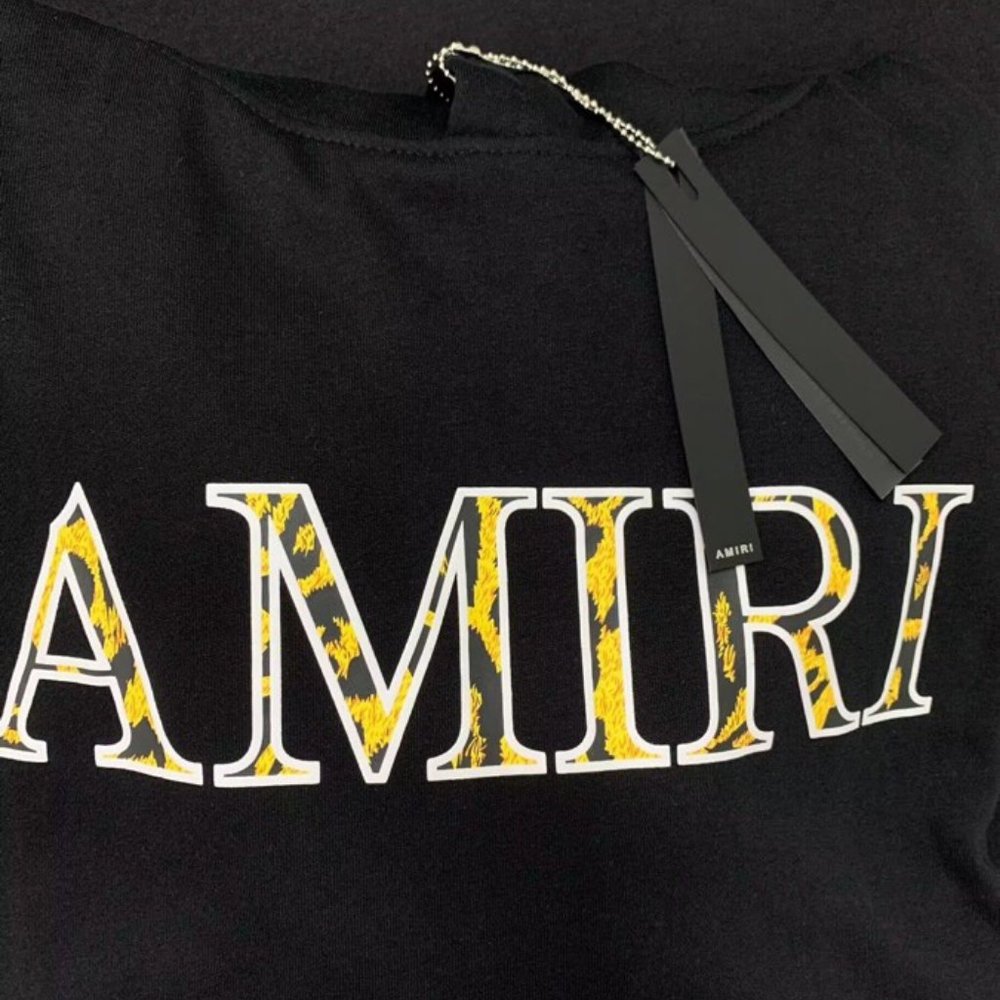 AMIRI Logo Print Hoodie Sweatshirt - Picture 5 of 7